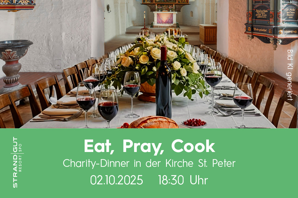 Eat, Pray, Cook – Charity-Dinner mit Live-Cooking und Live-Musik in der Kirche St. Peter