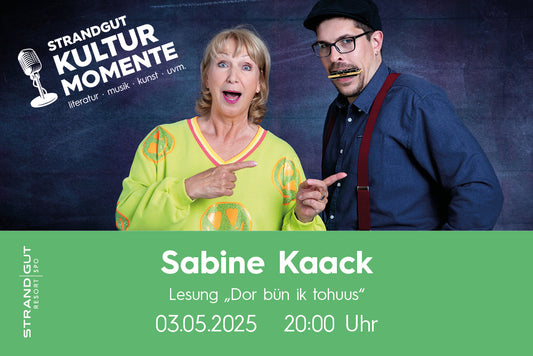 Sabine Kaack – Lesung „Dor bün ik tohuus“